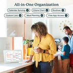 Skylight 15-Inch Digital Wall Planner And Family Chore Board - Interactive 2025 Calendar Display
