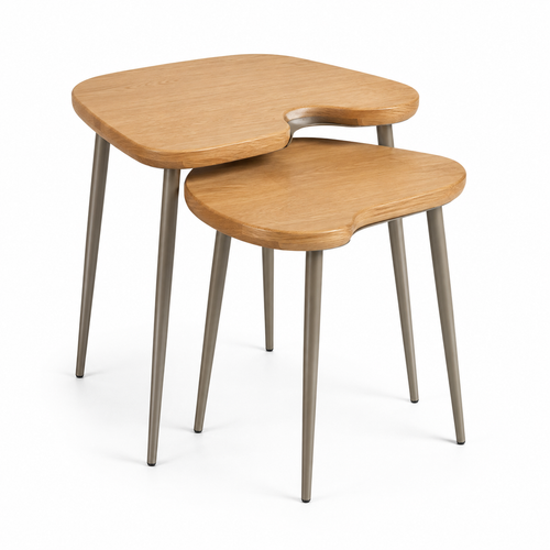 ORVENALI 2-Piece Nesting Side Table Set