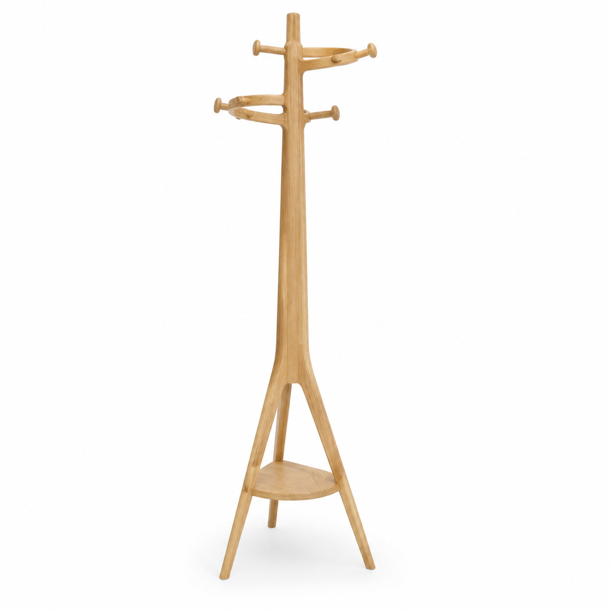ORVENALI Freestanding Coat Rack with Shelf
