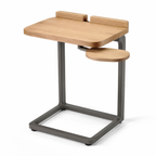 ORVENALI C-Shaped Sofa Side Table