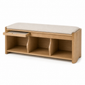 ORVENALI Entryway Shoe Storage Bench