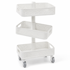 ORVENALI 3-Tier Rolling Storage Cart