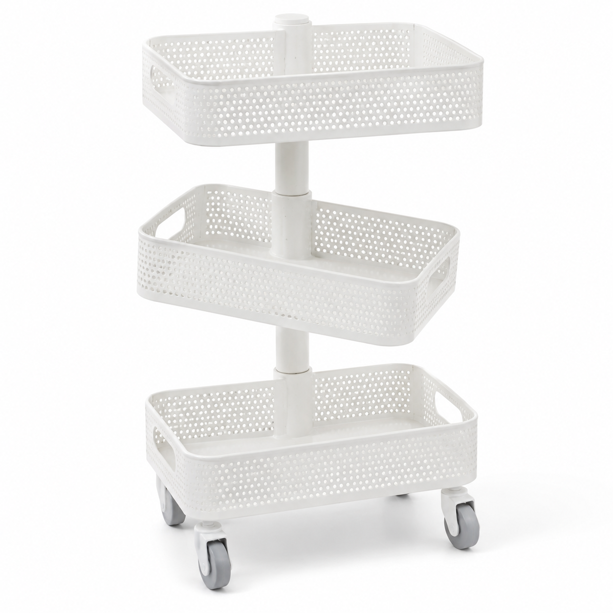 ORVENALI 3-Tier Rolling Storage Cart