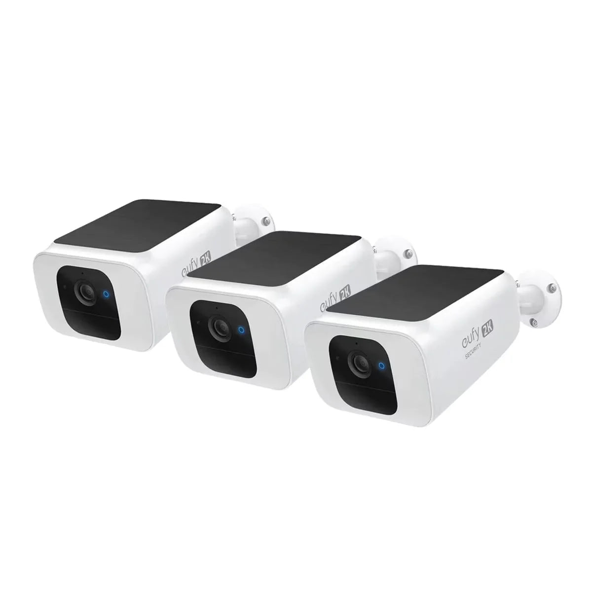 Eufy SoloCam S230 Solar Security Camera 4K UHD White 4-Pack - S40
