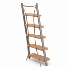 ORVENALI 5-Tier Leaning Ladder Shelf