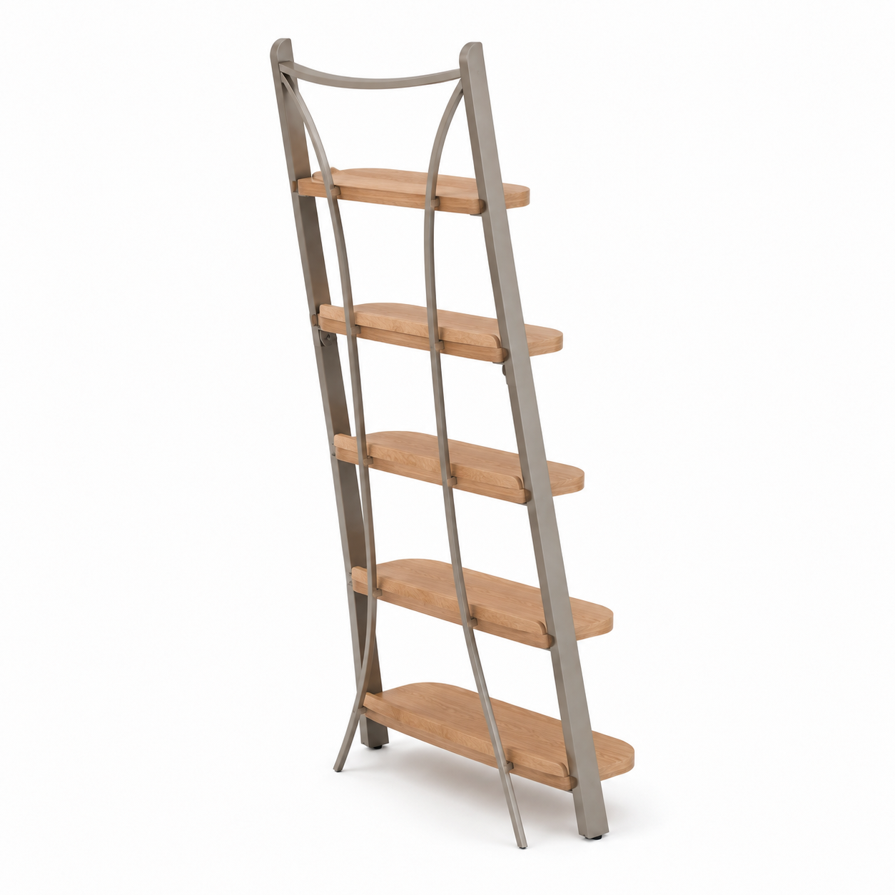 ORVENALI 5-Tier Leaning Ladder Shelf