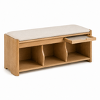 ORVENALI Entryway Shoe Storage Bench
