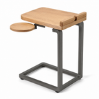 ORVENALI C-Shaped Sofa Side Table