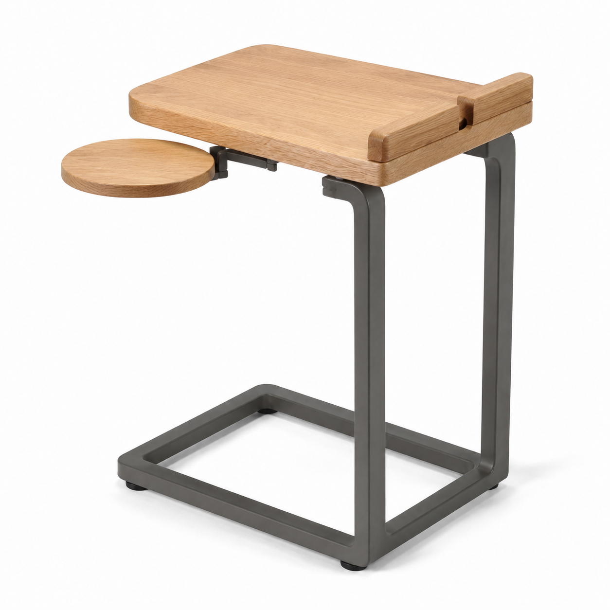 ORVENALI C-Shaped Sofa Side Table