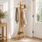 ORVENALI Freestanding Coat Rack with Shelf
