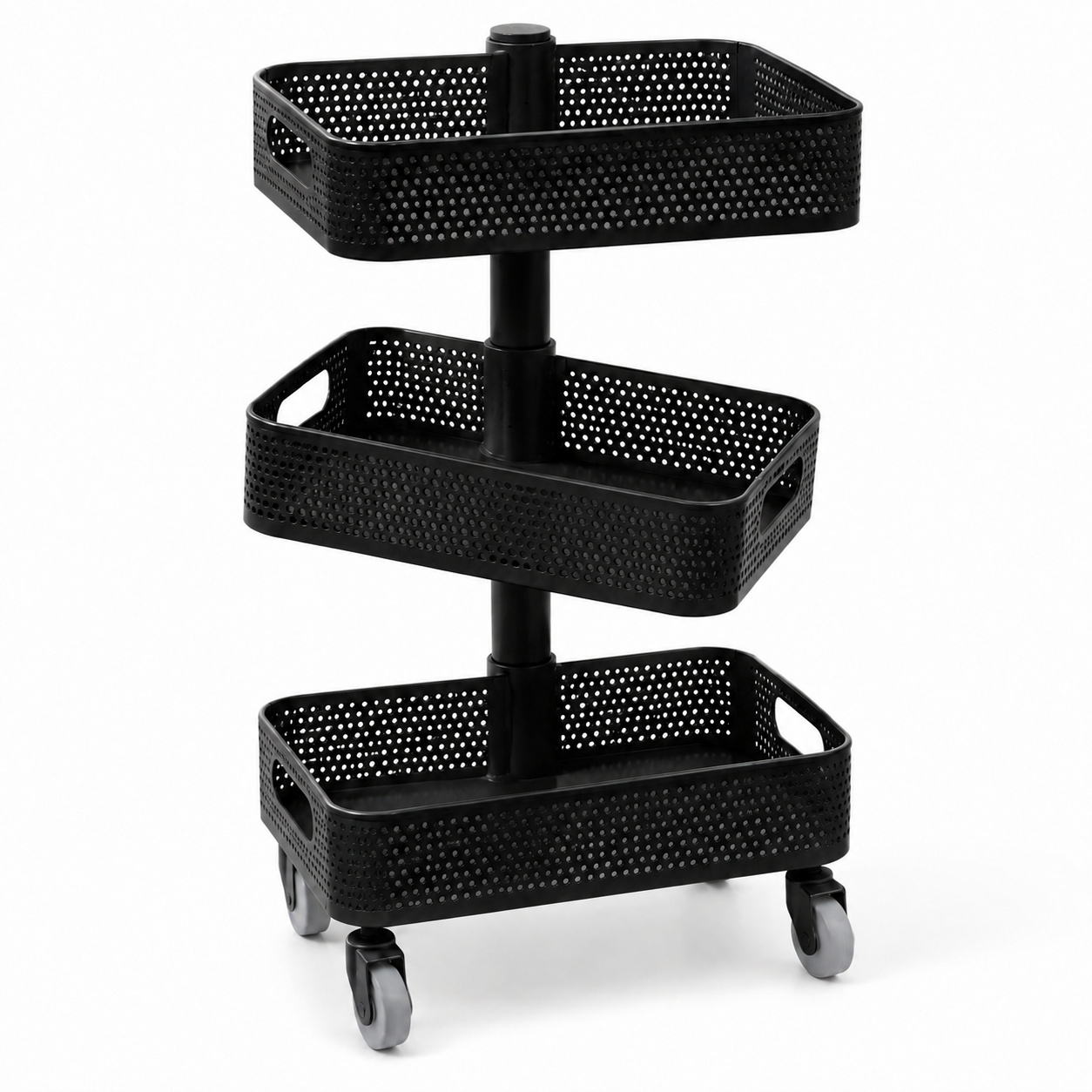 ORVENALI 3-Tier Rolling Storage Cart