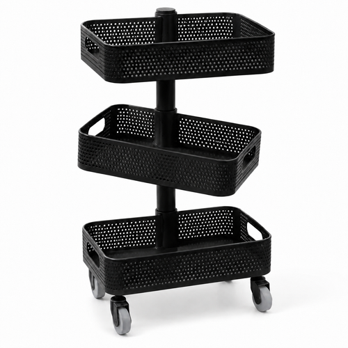 ORVENALI 3-Tier Rolling Storage Cart