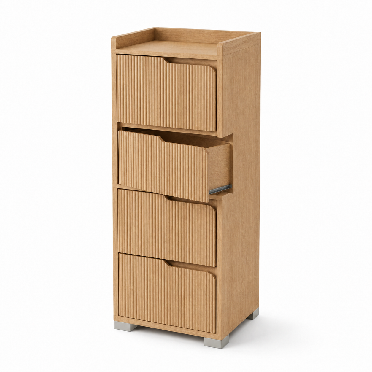 ORVENALI Slim 4-Drawer Storage Cabinet