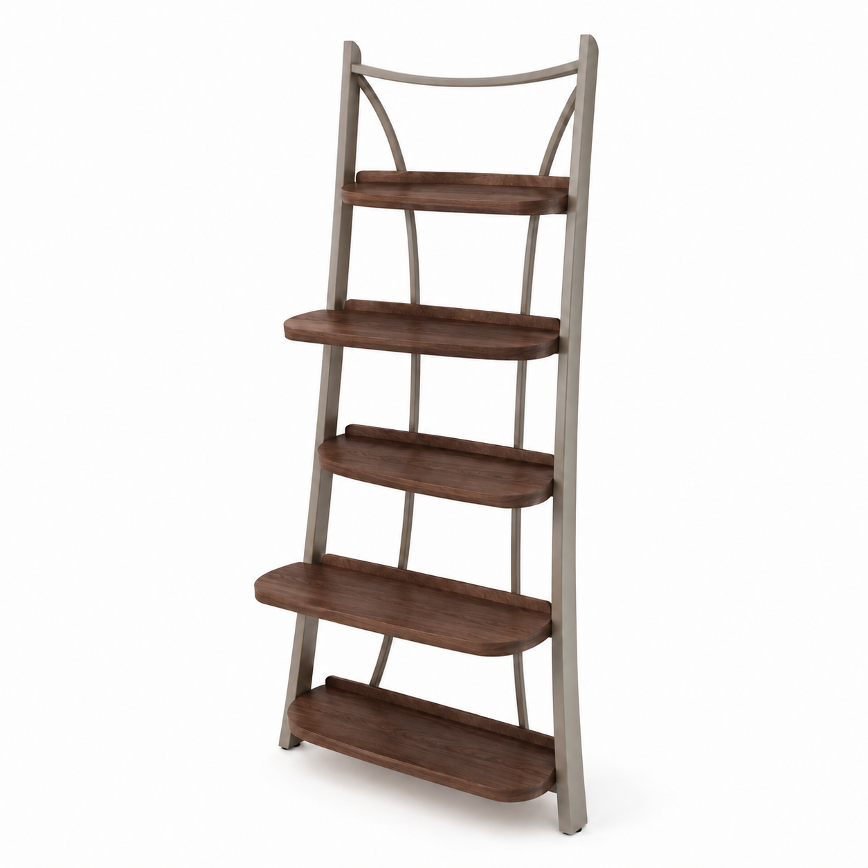 ORVENALI 5-Tier Leaning Ladder Shelf