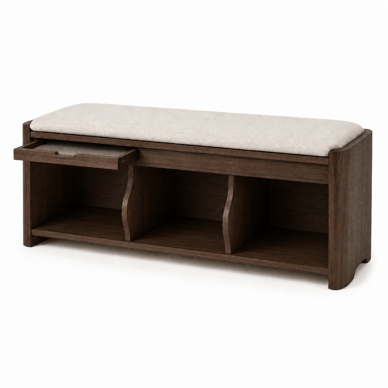 ORVENALI Entryway Shoe Storage Bench