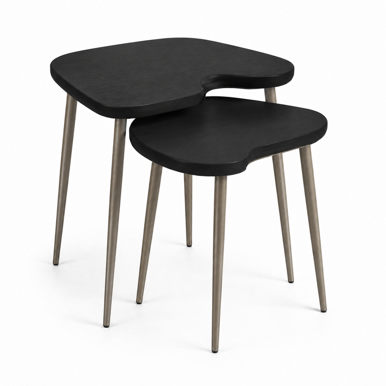 ORVENALI 2-Piece Nesting Side Table Set