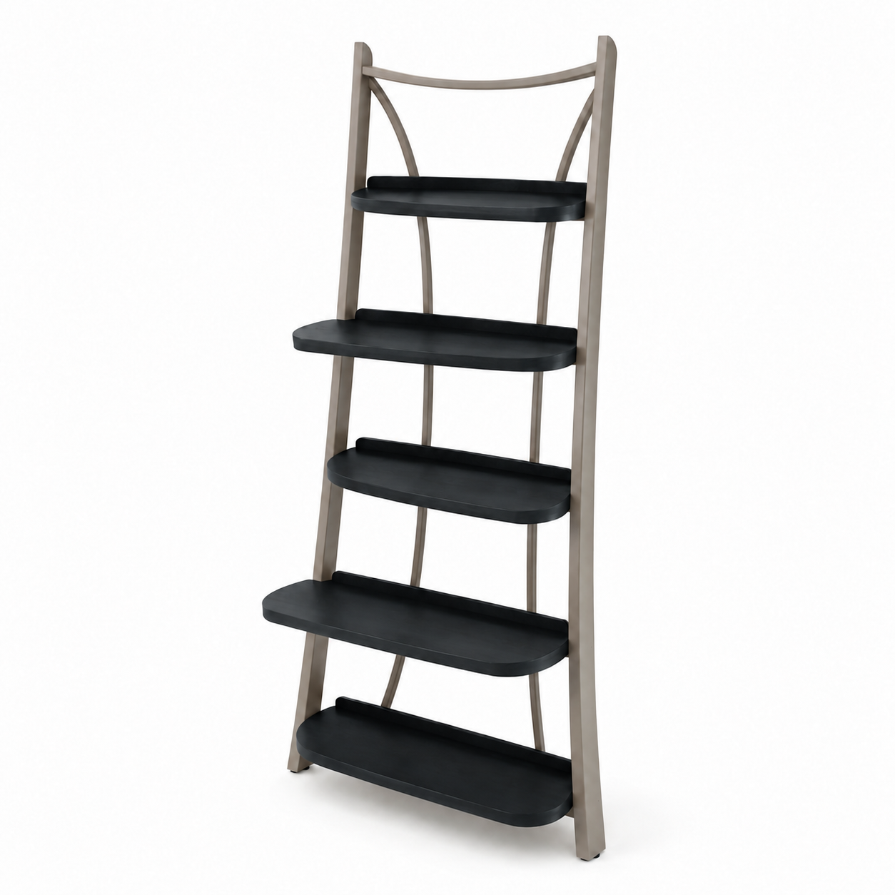 ORVENALI 5-Tier Leaning Ladder Shelf