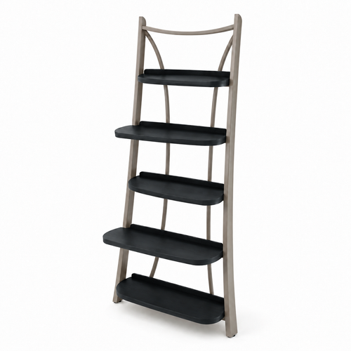 ORVENALI 5-Tier Leaning Ladder Shelf