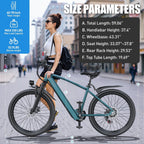 26 in Adult Electric Bike, 400W Motor, 25 MPH Top Speed, 40 Miles Range