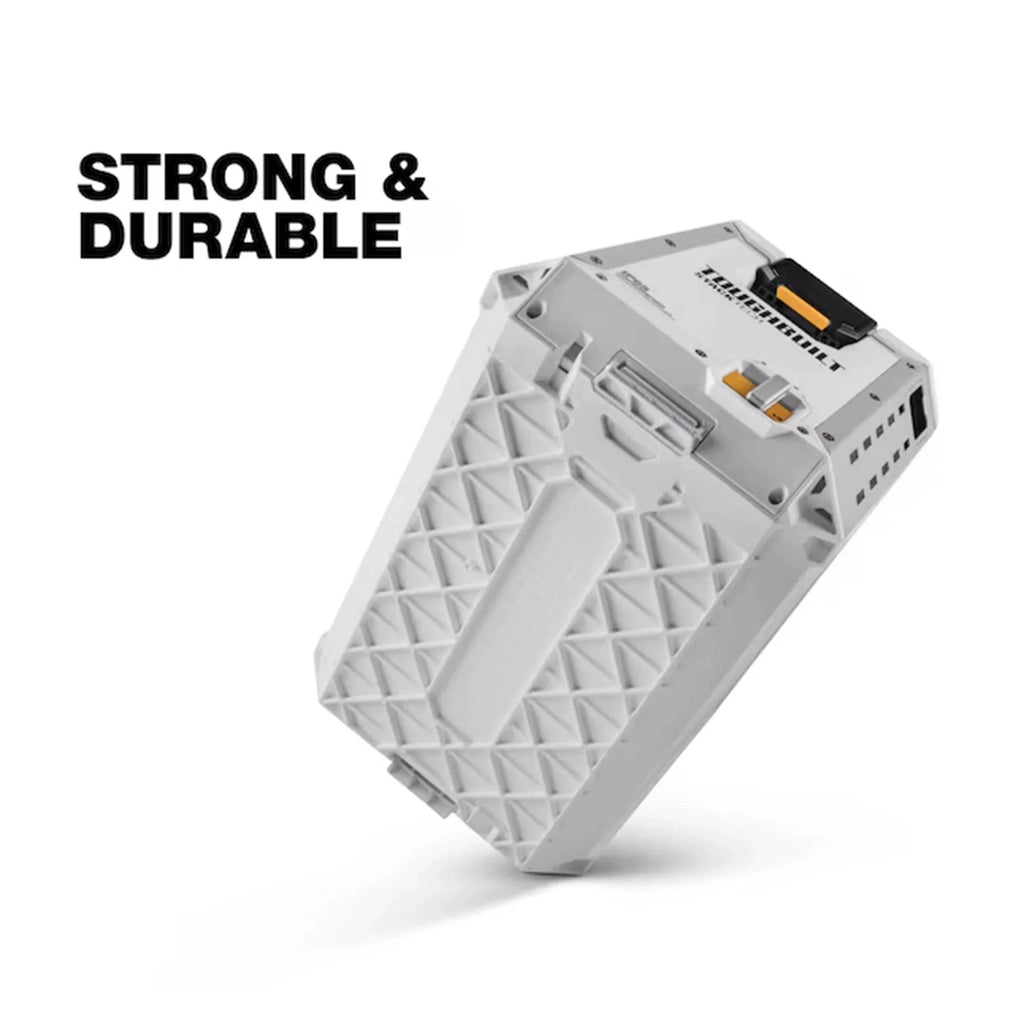 ToughBuilt StackTech Compact Cooler 16 Quart Hard Shell Ice Chest, White