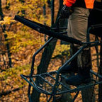Jumbo Jack Ladder Stand – Adjustable Shooting Rail, Large Platform, Mesh Seat