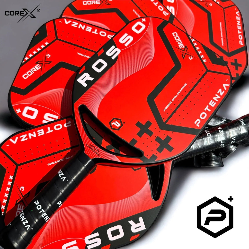 Potenza ROSSO+ Pro Pickleball Paddle - 21 mm COREx3