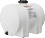 550-Gallon Horizontal Polyethylene Water Tank with Legs for Water and Non-Flammable Liquids
