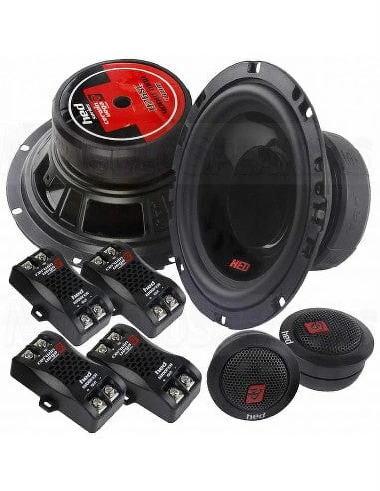 Cerwin Vega HED Series 6.5 in Component And 2-Way Coaxial Car Speaker Systems - H765C + H7652