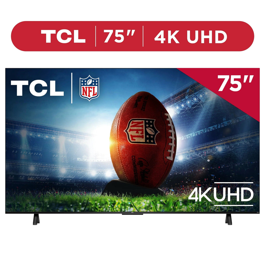 TCL 75in 4-Series 4K UHD HDR Smart TV With Roku And Voice Control