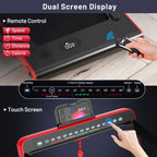 2-in-1 Folding Electric Treadmill, 2.25 HP, Under-Desk, with Dual Display and Smart App Control
