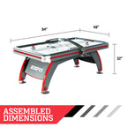 ESPN Air Powered Hockey Table 84 inch, Gray