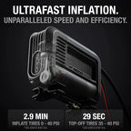 NOCO 15A 12V Portable Tire Inflator, 80 PSI - AIR15