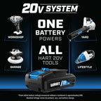 HART 20V Lithium-Ion 4.0Ah Battery And Charger Kit