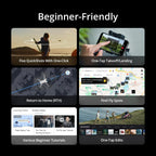 4K Camera Drone with 38-Min. Flight Time, 10 km Video Transmission, GPS Auto Return and Vertical Shooting