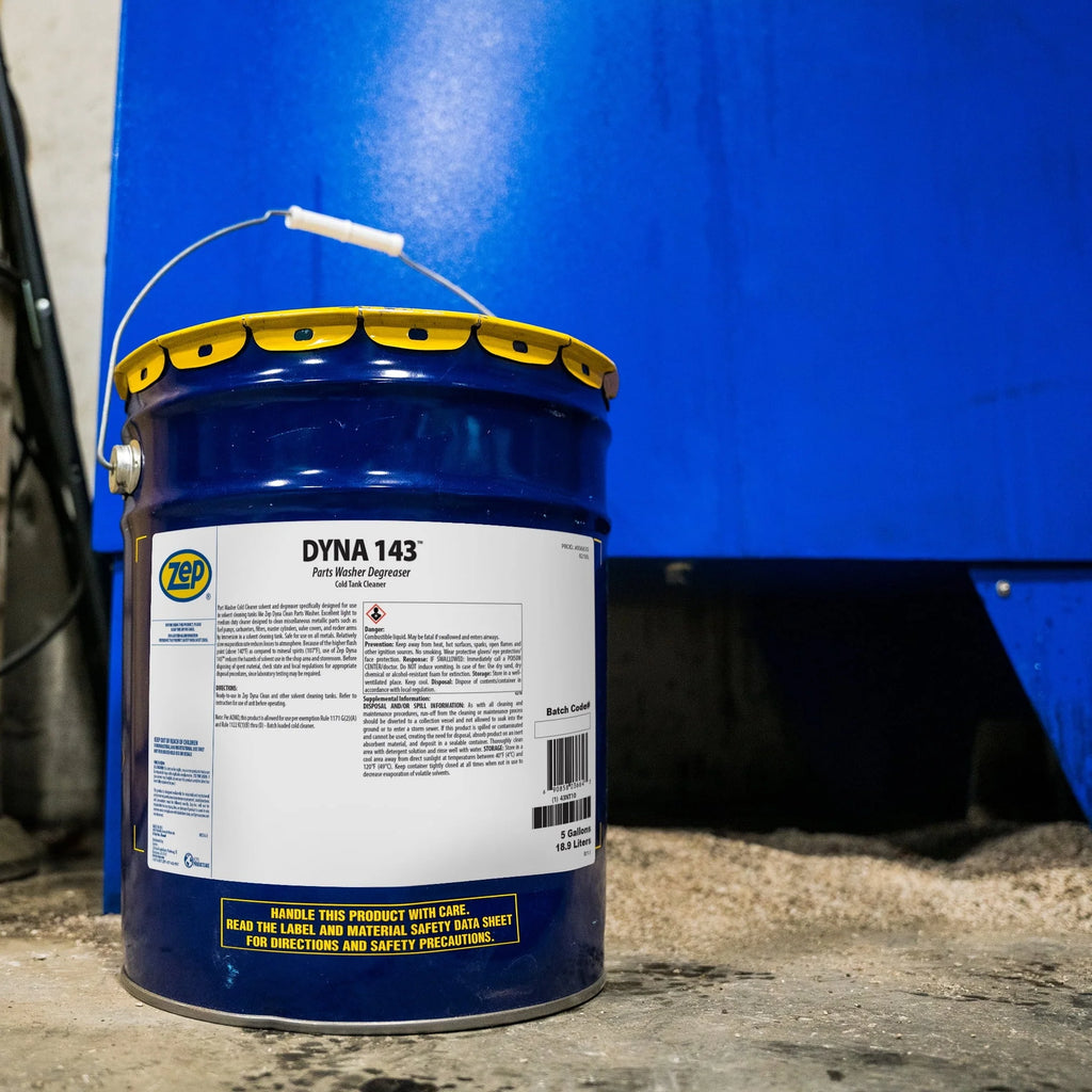 Zep Dyna 143 Parts Washer Solvent Cleaner And Degreaser 5 Gallon - 36635