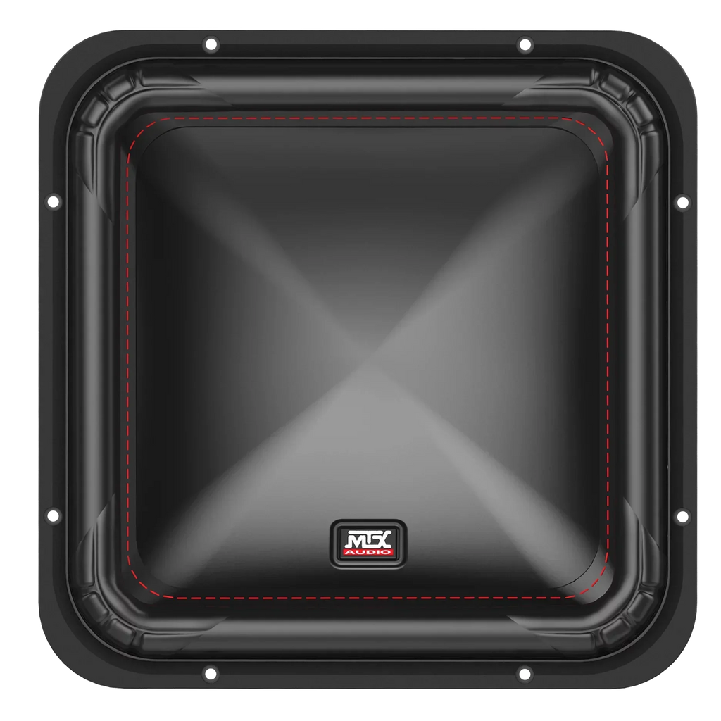 MTX 12in 500W RMS Square Car Audio Subwoofer Kit With Vented Enclosure - S6512-44
