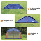 CAMPROS Screen House Canopy Tent, Blue, 12' x 10', 90in Center Height