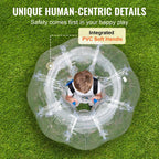 KFFKFF Inflatable Bumper Balls 4FT/1.2M 2-Pack, Transparent Dots - HCPPQ-005