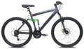 Genesis V2100 Men's Dual Suspension Mountain Bike, 26in, Slate Gray