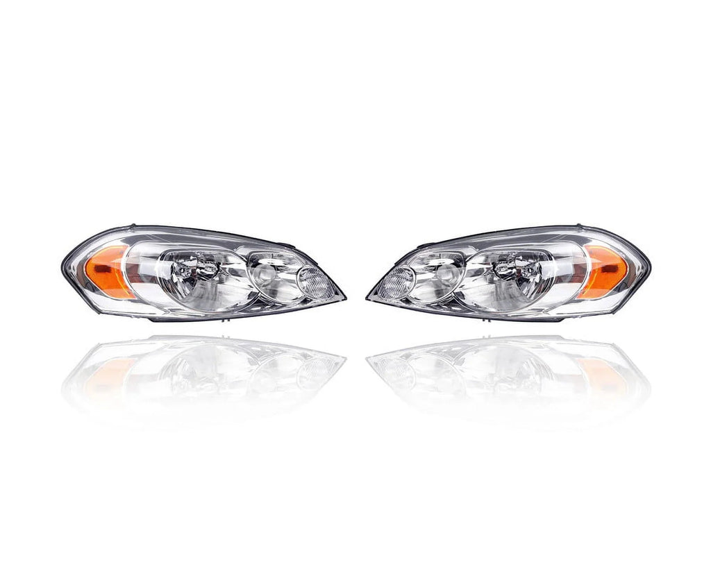 DEPO Headlight Assembly Pair for Chevrolet Impala and Monte Carlo - 25958360, 25958359