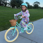 Glerc Girls' Kids' Bike, 12 inch, Pink, Ages 2-4 Years - Little Molly