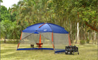 CAMPROS Screen House Canopy Tent, Blue, 12' x 10', 90in Center Height