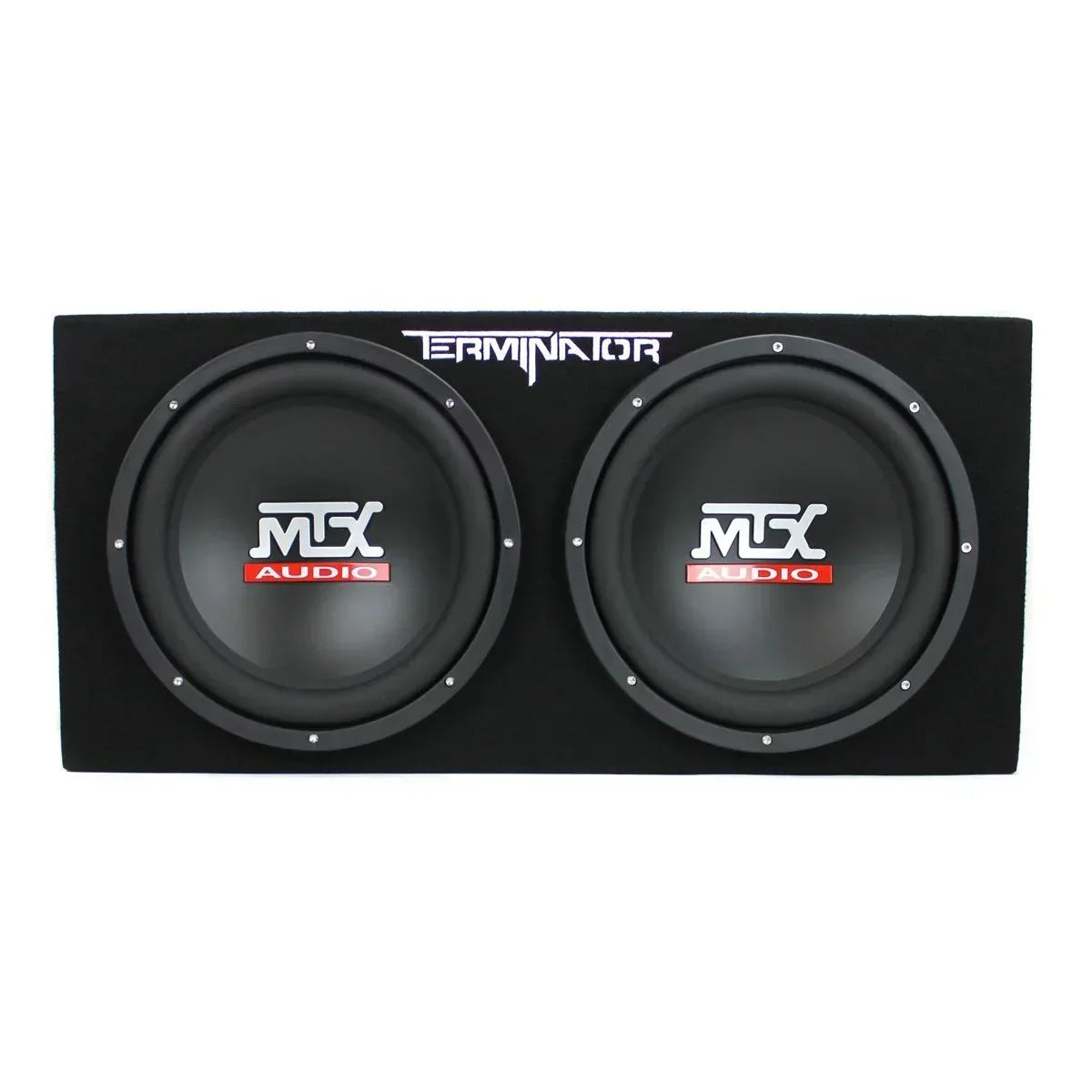 MTX Dual Loaded Subwoofer Enclosure, 12-Inch, 1200-Watt, 4 Pack - TNE212D