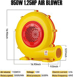 950W Commercial Inflatable Bouncer Blower Pump Fan