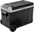 EUHOMY 37 Qt Portable Electric Refrigerator Freezer, 35 Liters, Black.Gray - CFB-35