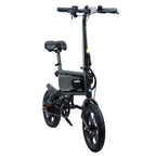 GOTRAX Folding Electric Bike For Adults And Teens, 14 inch, 250W, 15.5 mph, 15 Miles, Black - S2