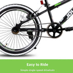 20-Inch/24-Inch Kids Mountain Bike, Single-Speed Bicycle