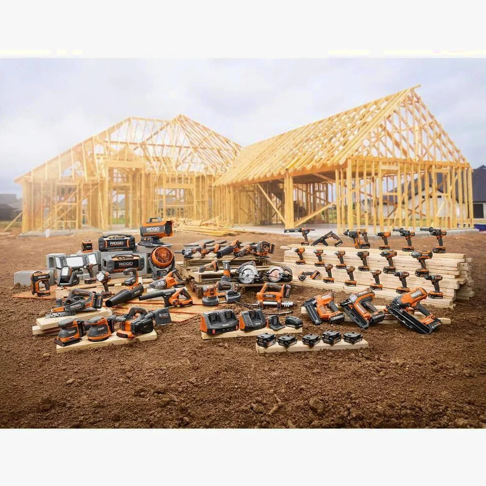 RIDGID 18V Brushless Cordless Nailer Combo Kit With 18-Gauge Brad And 16-Gauge Finish Nailers