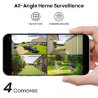 AOSU Wireless Outdoor Home Security Camera System