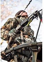 Lightweight Aluminum Climbing Treestand with Padded Seat, 300 Lb. Capacity, Safety Harness Included